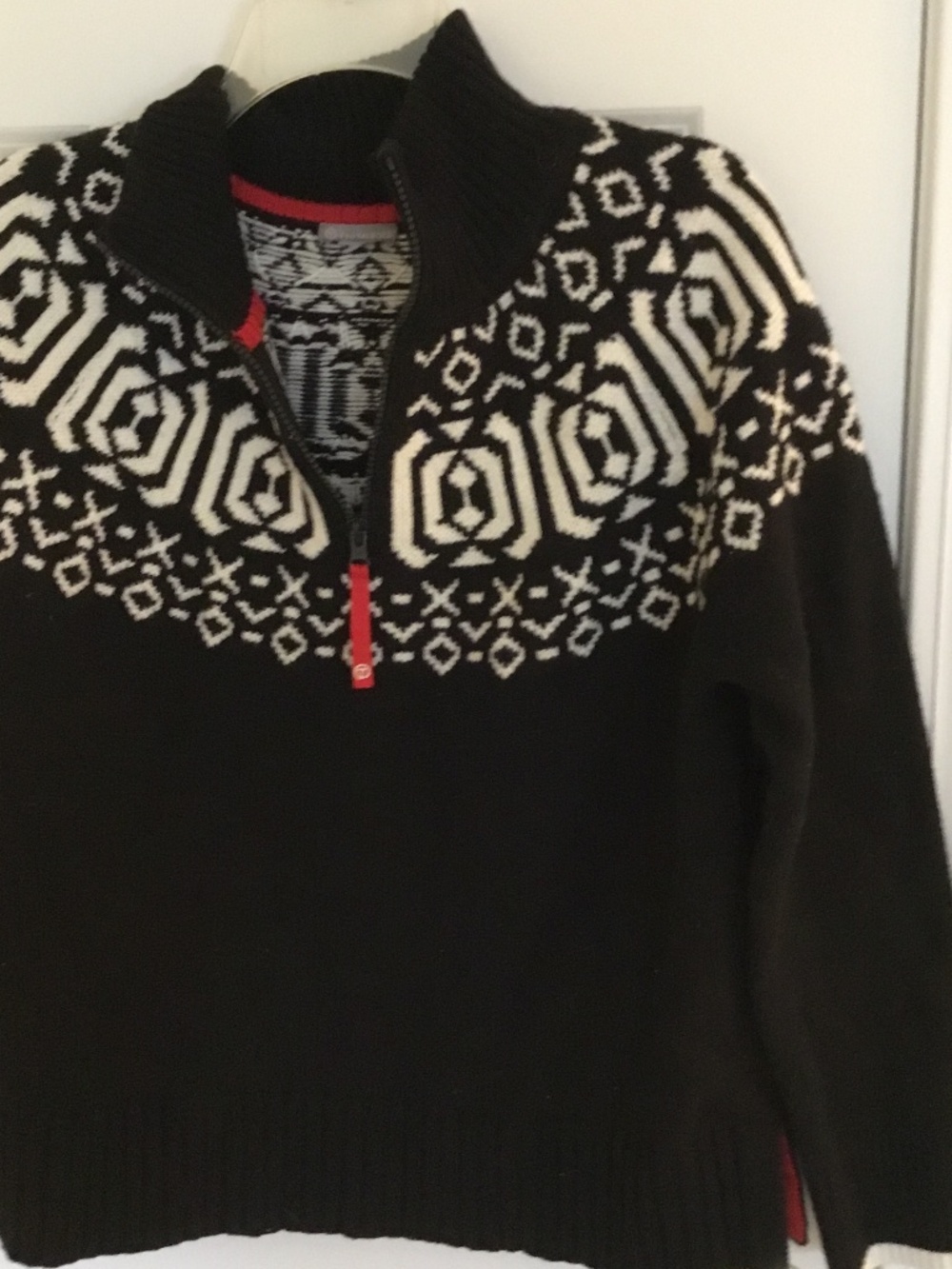 T by Talbots pullover half zip turtle neck sweater (M)